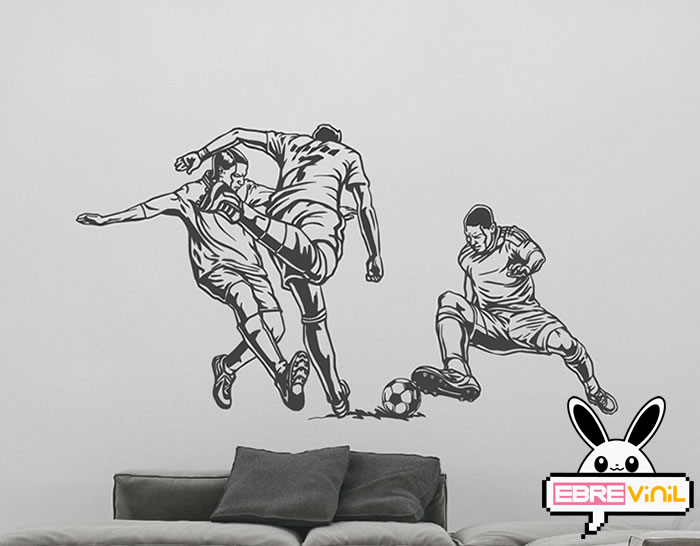 decoración paredes vinilos fútbol futbolistas
